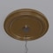 Ekena Millwork PVC Medallion (Canopies up to 13 1/2"), 22"OD x 3 1/2"ID x 1 1/2"P, Metallic Vintage Gold CMP22TRDVG - alternate 10